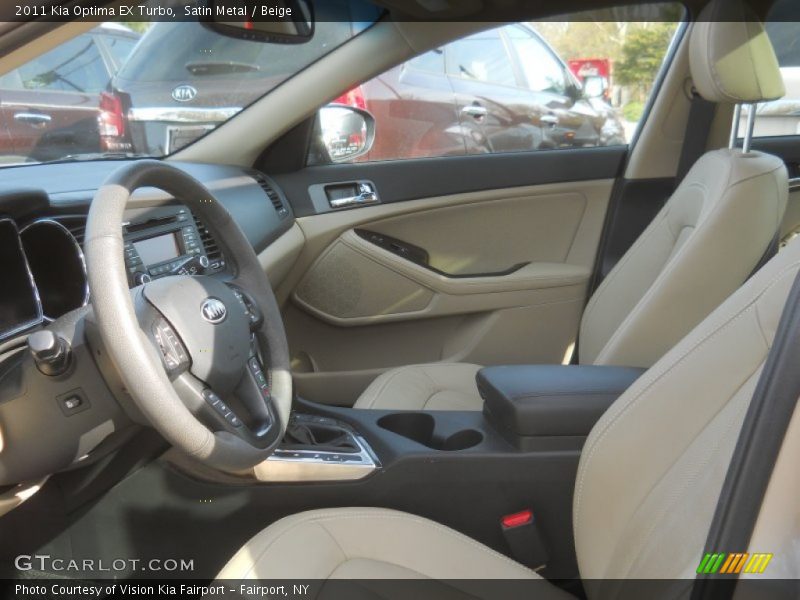  2011 Optima EX Turbo Beige Interior
