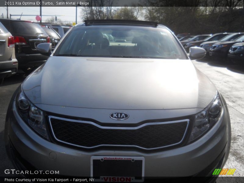 Satin Metal / Beige 2011 Kia Optima EX Turbo