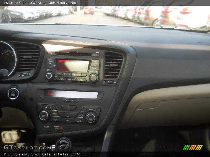 Satin Metal / Beige 2011 Kia Optima EX Turbo