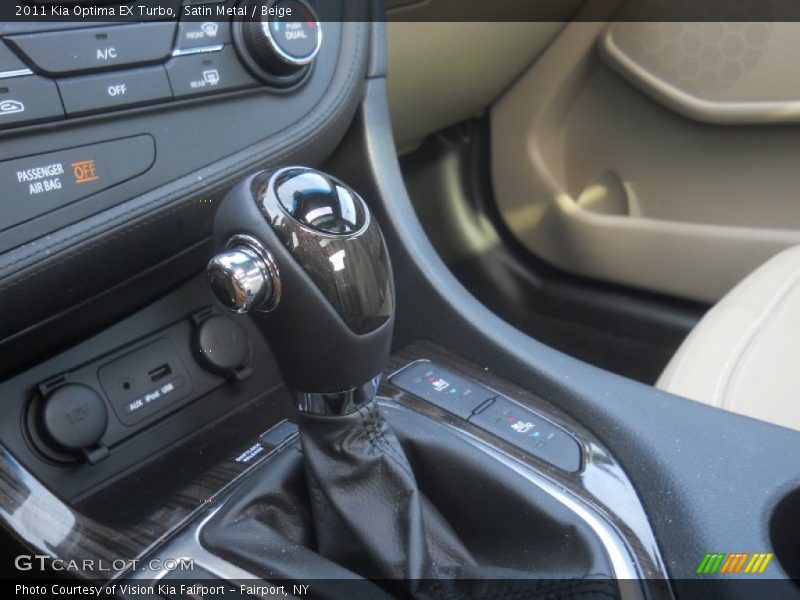  2011 Optima EX Turbo 6 Speed Sportmatic Automatic Shifter