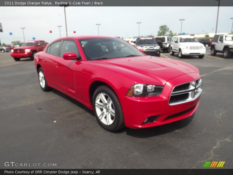 Redline 3-Coat Pearl / Black 2011 Dodge Charger Rallye