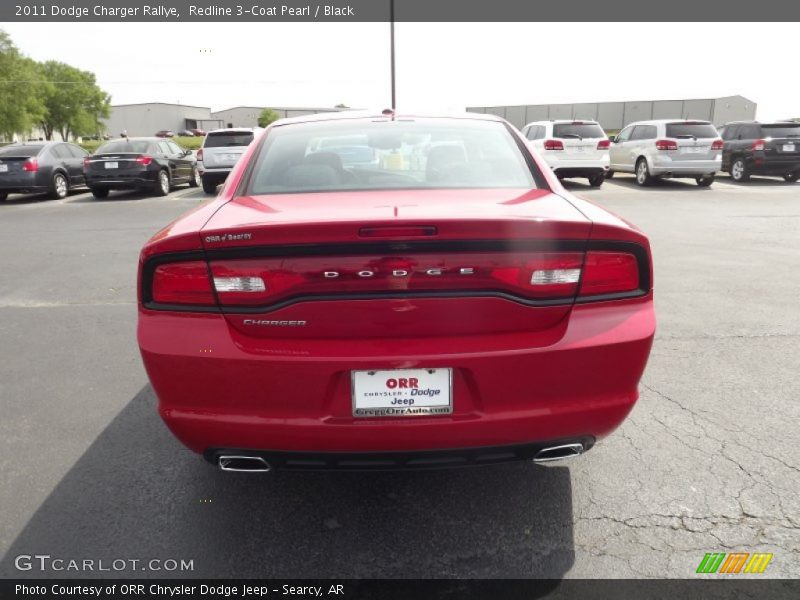 Redline 3-Coat Pearl / Black 2011 Dodge Charger Rallye