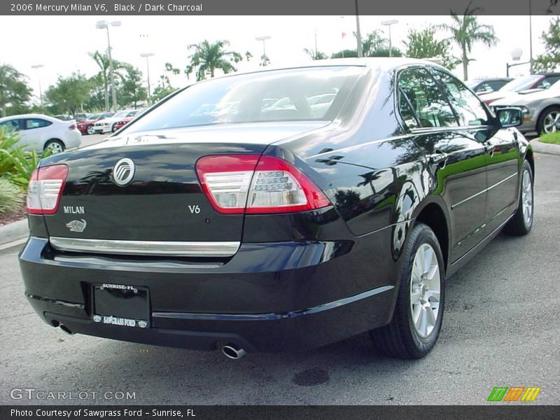 Black / Dark Charcoal 2006 Mercury Milan V6