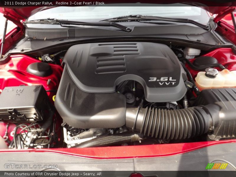Redline 3-Coat Pearl / Black 2011 Dodge Charger Rallye