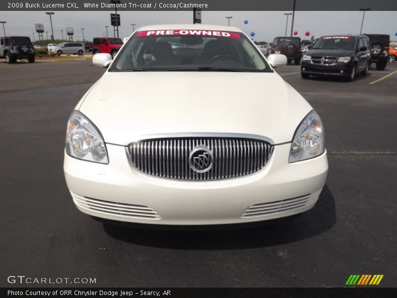 White Diamond Tri-coat / Cocoa/Cashmere 2009 Buick Lucerne CXL