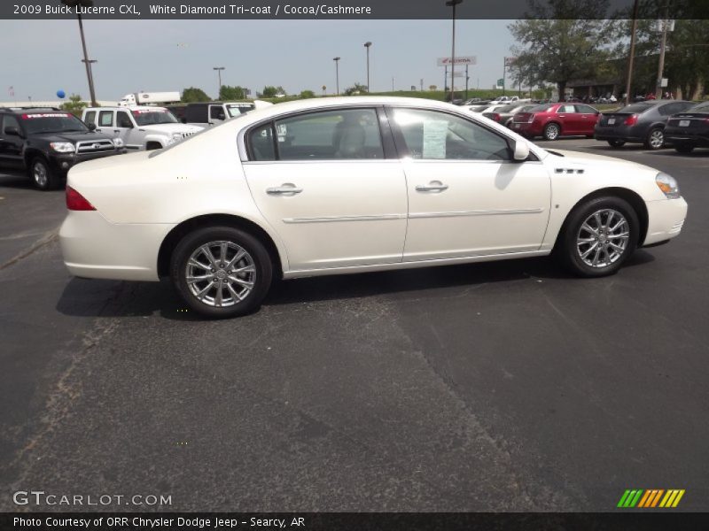 White Diamond Tri-coat / Cocoa/Cashmere 2009 Buick Lucerne CXL