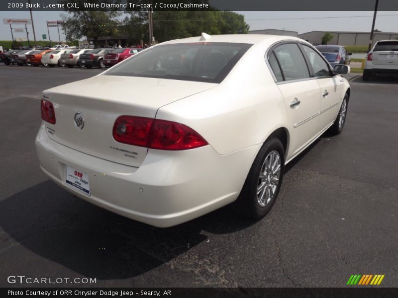 White Diamond Tri-coat / Cocoa/Cashmere 2009 Buick Lucerne CXL