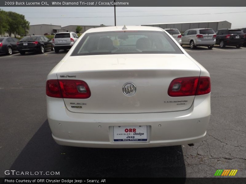 White Diamond Tri-coat / Cocoa/Cashmere 2009 Buick Lucerne CXL
