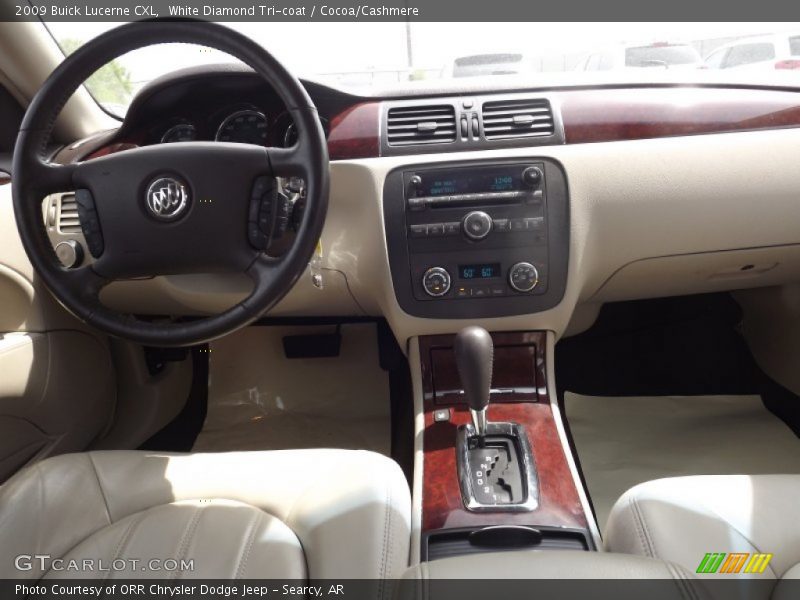 White Diamond Tri-coat / Cocoa/Cashmere 2009 Buick Lucerne CXL
