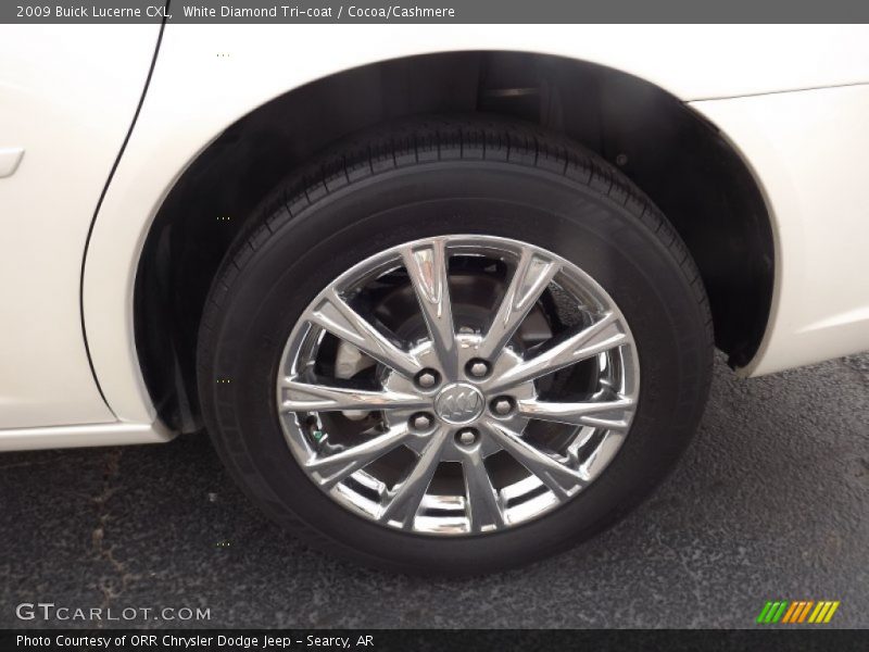 White Diamond Tri-coat / Cocoa/Cashmere 2009 Buick Lucerne CXL