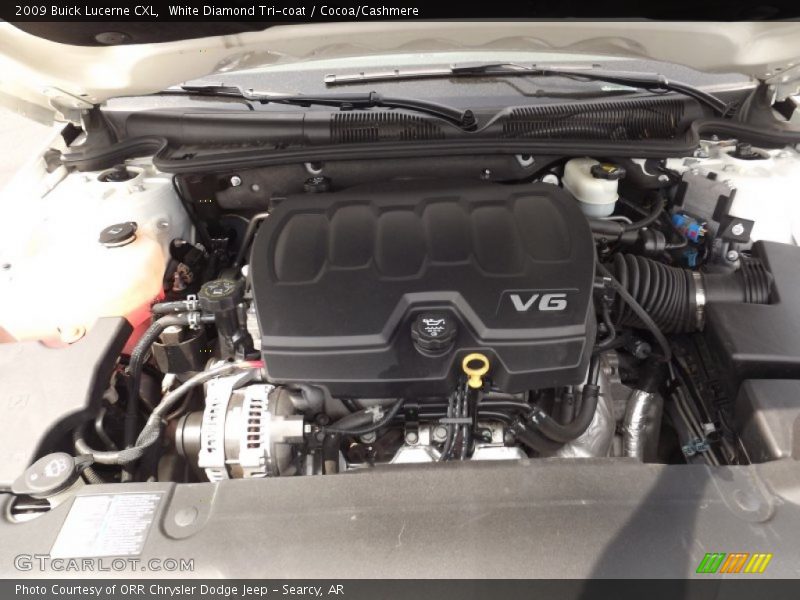 White Diamond Tri-coat / Cocoa/Cashmere 2009 Buick Lucerne CXL