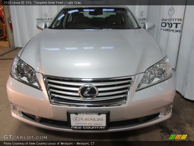 Tungsten Silver Pearl / Light Gray 2010 Lexus ES 350