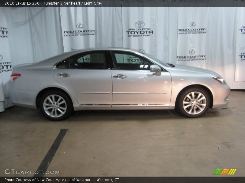 Tungsten Silver Pearl / Light Gray 2010 Lexus ES 350