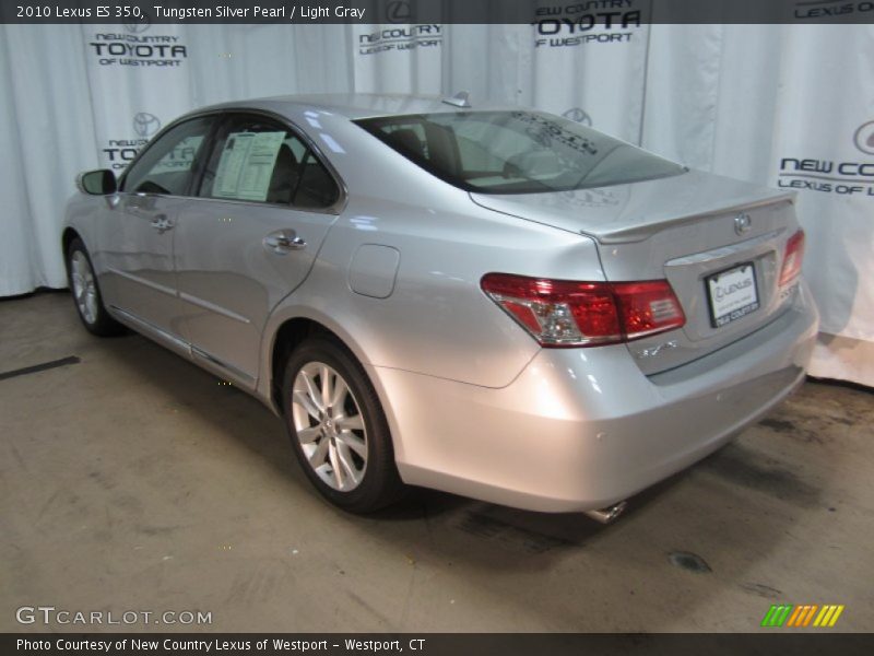 Tungsten Silver Pearl / Light Gray 2010 Lexus ES 350