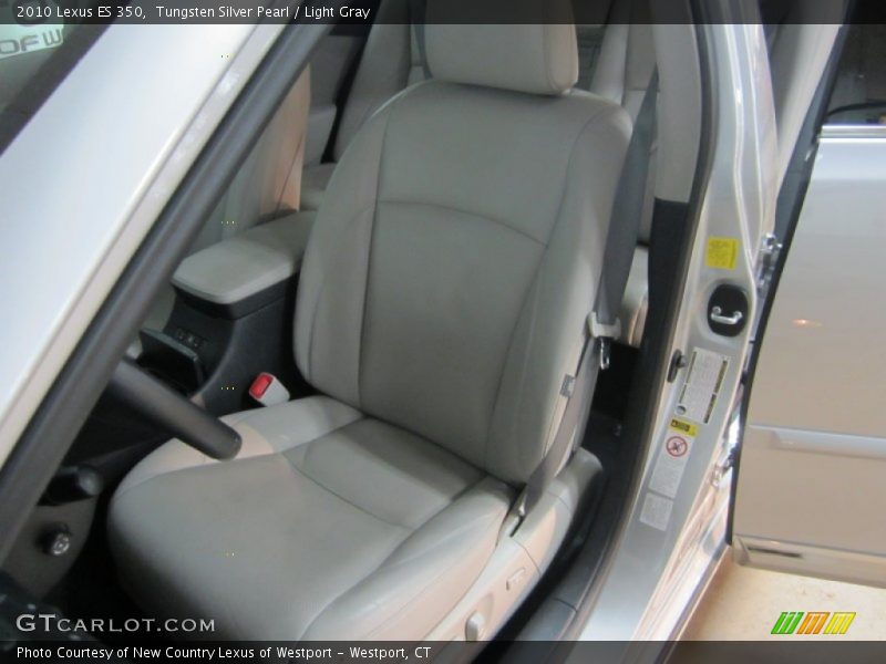 Tungsten Silver Pearl / Light Gray 2010 Lexus ES 350