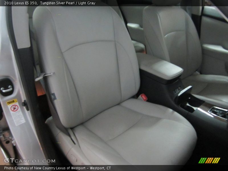 Tungsten Silver Pearl / Light Gray 2010 Lexus ES 350