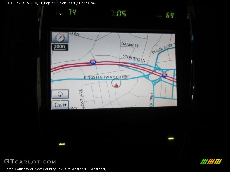 Tungsten Silver Pearl / Light Gray 2010 Lexus ES 350