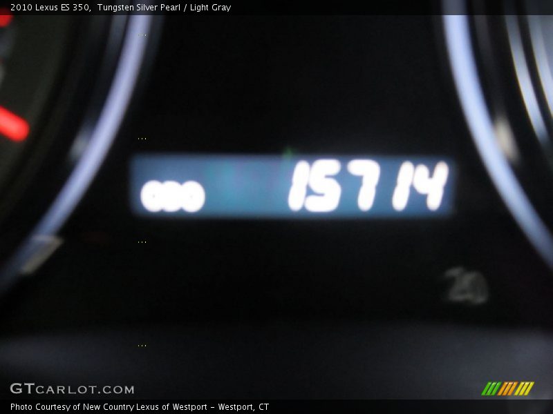Tungsten Silver Pearl / Light Gray 2010 Lexus ES 350