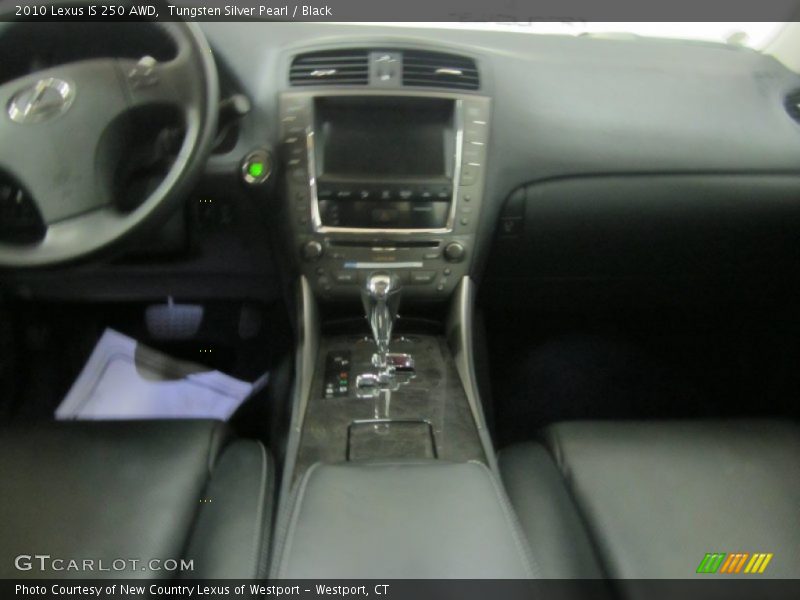 Tungsten Silver Pearl / Black 2010 Lexus IS 250 AWD