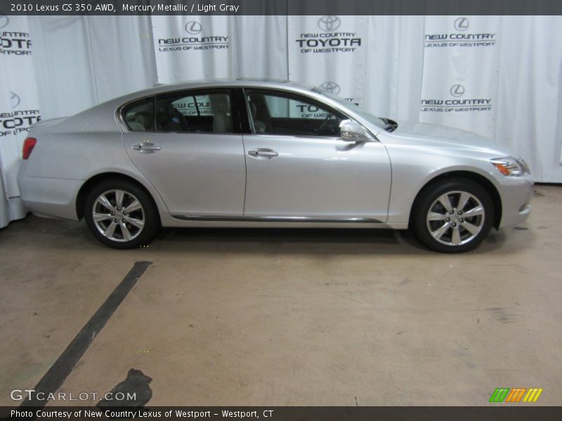 Mercury Metallic / Light Gray 2010 Lexus GS 350 AWD