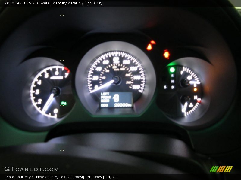 Mercury Metallic / Light Gray 2010 Lexus GS 350 AWD