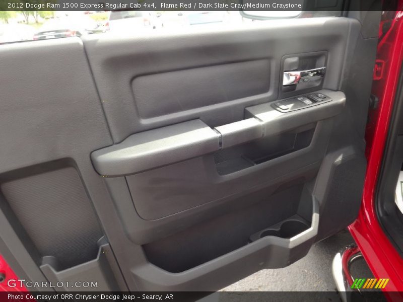 Flame Red / Dark Slate Gray/Medium Graystone 2012 Dodge Ram 1500 Express Regular Cab 4x4