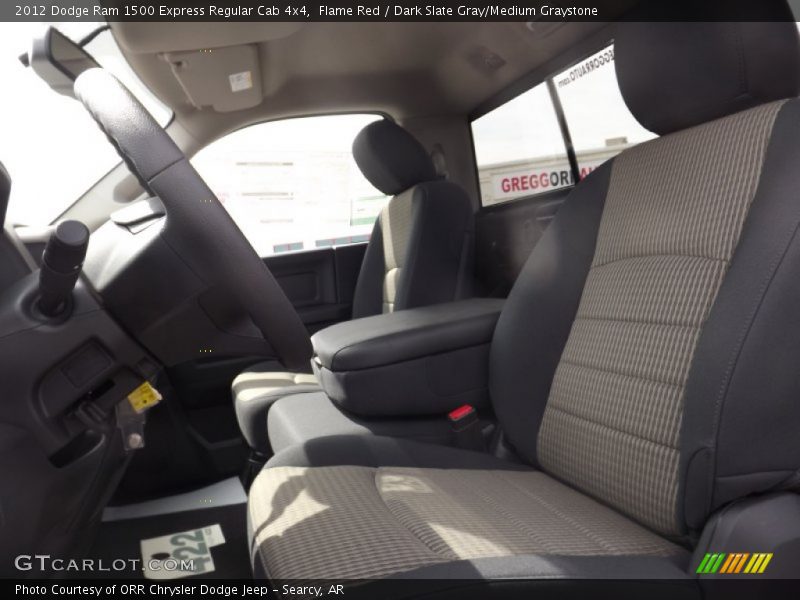 Flame Red / Dark Slate Gray/Medium Graystone 2012 Dodge Ram 1500 Express Regular Cab 4x4
