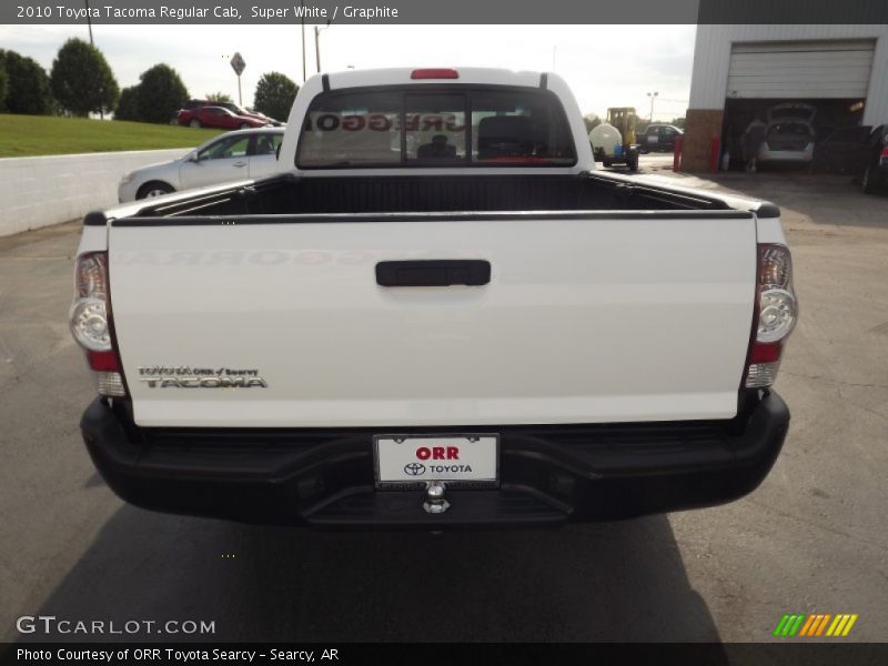 Super White / Graphite 2010 Toyota Tacoma Regular Cab