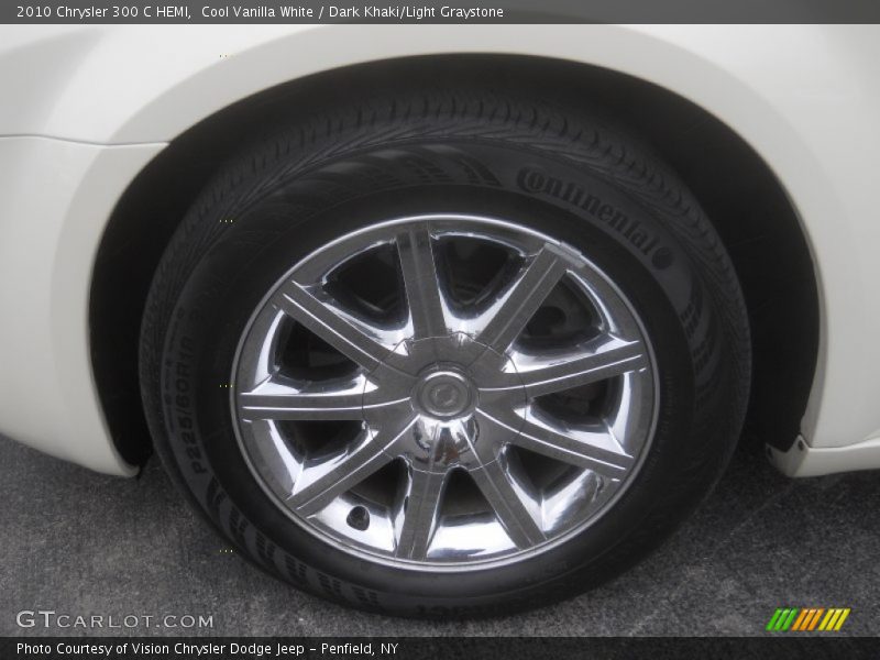 Cool Vanilla White / Dark Khaki/Light Graystone 2010 Chrysler 300 C HEMI