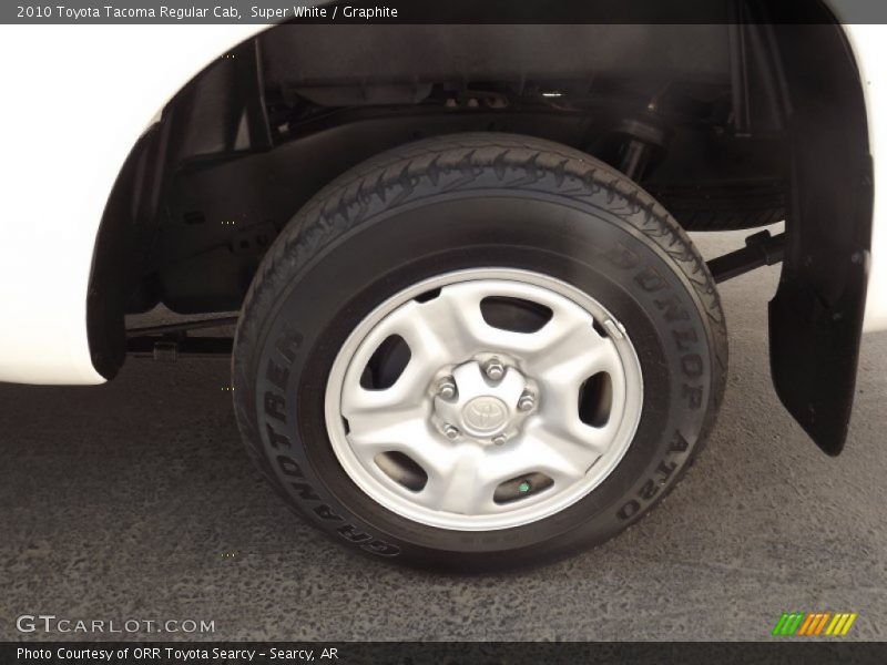 Super White / Graphite 2010 Toyota Tacoma Regular Cab