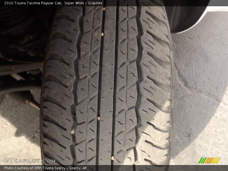 Super White / Graphite 2010 Toyota Tacoma Regular Cab