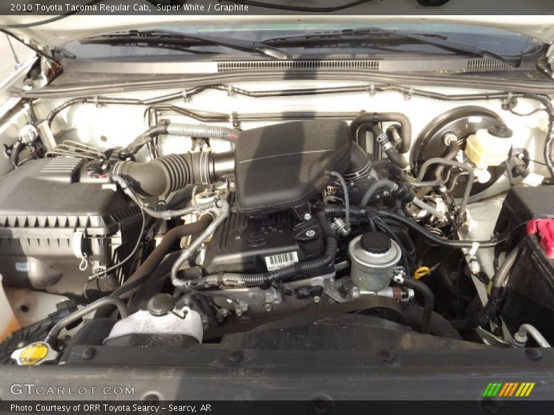 Super White / Graphite 2010 Toyota Tacoma Regular Cab