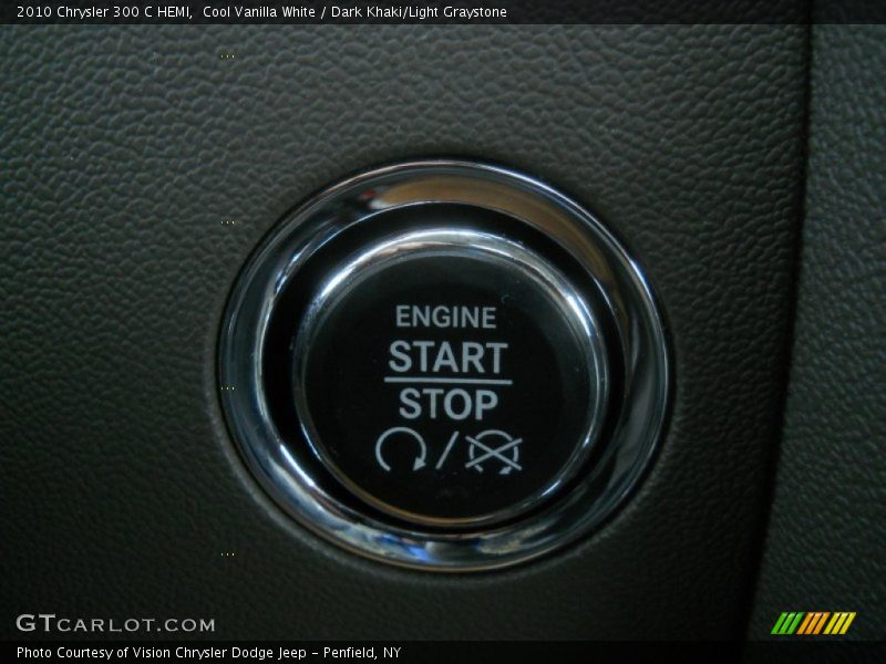 Cool Vanilla White / Dark Khaki/Light Graystone 2010 Chrysler 300 C HEMI