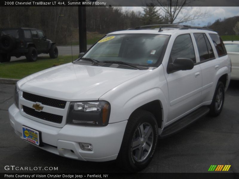 Summit White / Ebony 2008 Chevrolet TrailBlazer LT 4x4