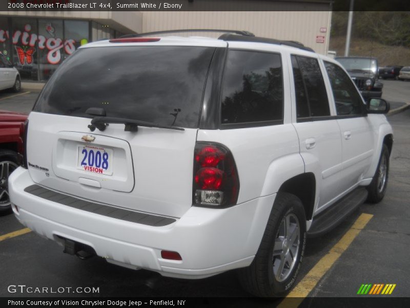 Summit White / Ebony 2008 Chevrolet TrailBlazer LT 4x4