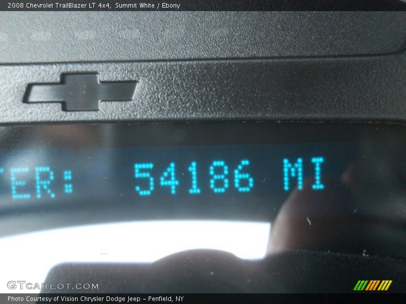 Summit White / Ebony 2008 Chevrolet TrailBlazer LT 4x4