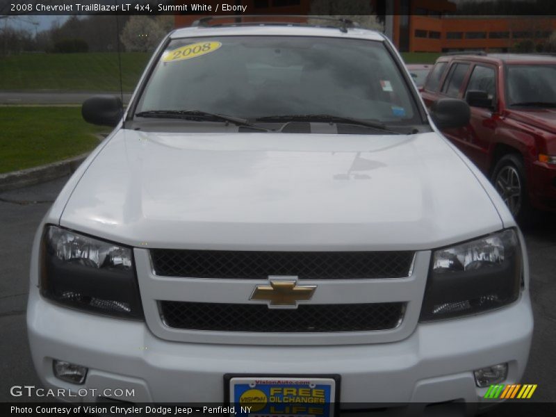 Summit White / Ebony 2008 Chevrolet TrailBlazer LT 4x4