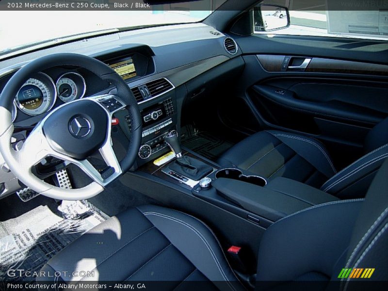 Black / Black 2012 Mercedes-Benz C 250 Coupe