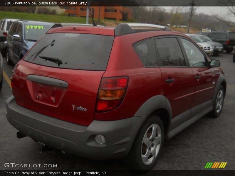 Salsa Dark Red / Slate Gray 2006 Pontiac Vibe