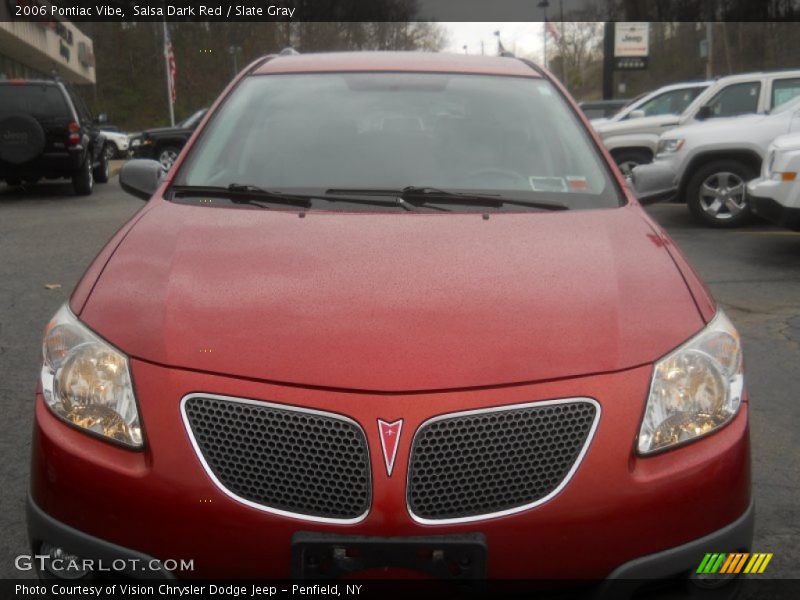 Salsa Dark Red / Slate Gray 2006 Pontiac Vibe