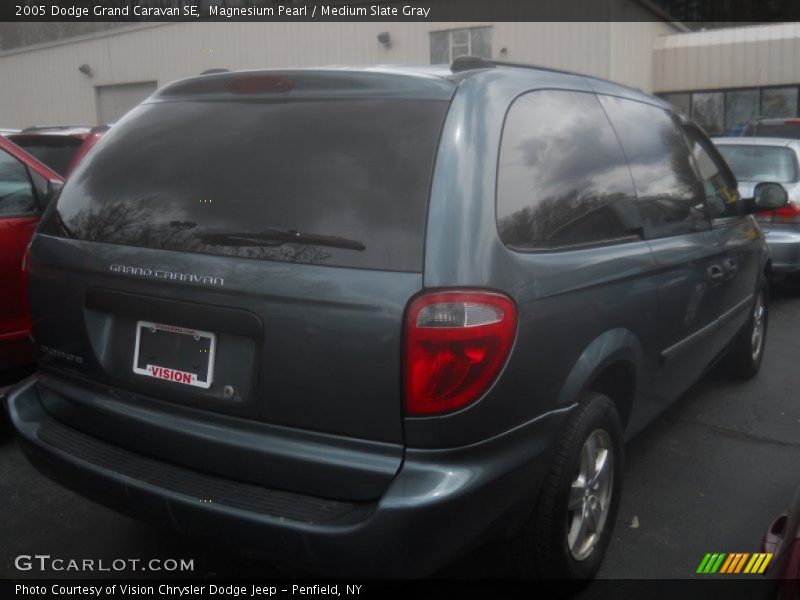 Magnesium Pearl / Medium Slate Gray 2005 Dodge Grand Caravan SE
