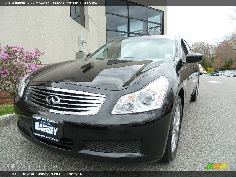Black Obsidian / Graphite 2009 Infiniti G 37 x Sedan
