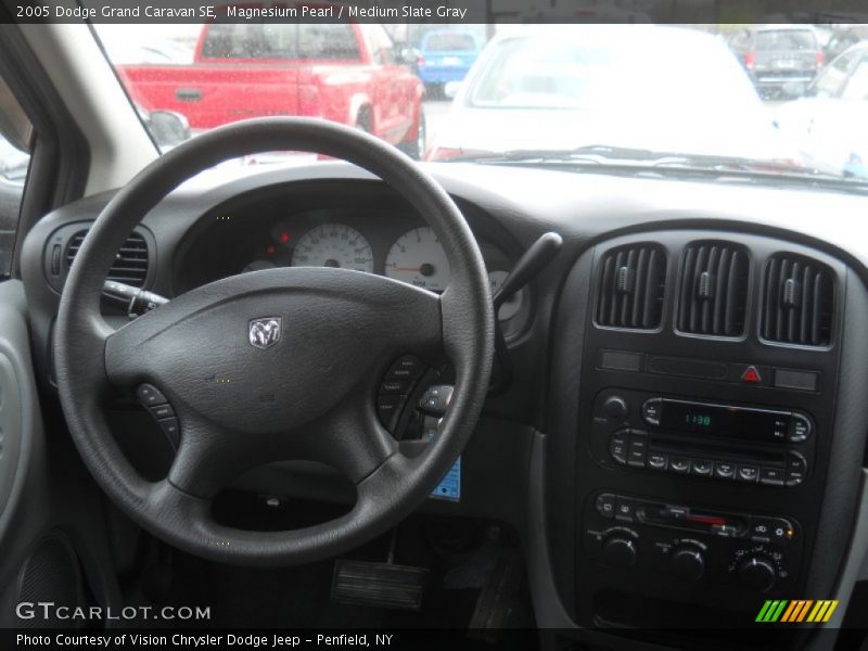 Magnesium Pearl / Medium Slate Gray 2005 Dodge Grand Caravan SE