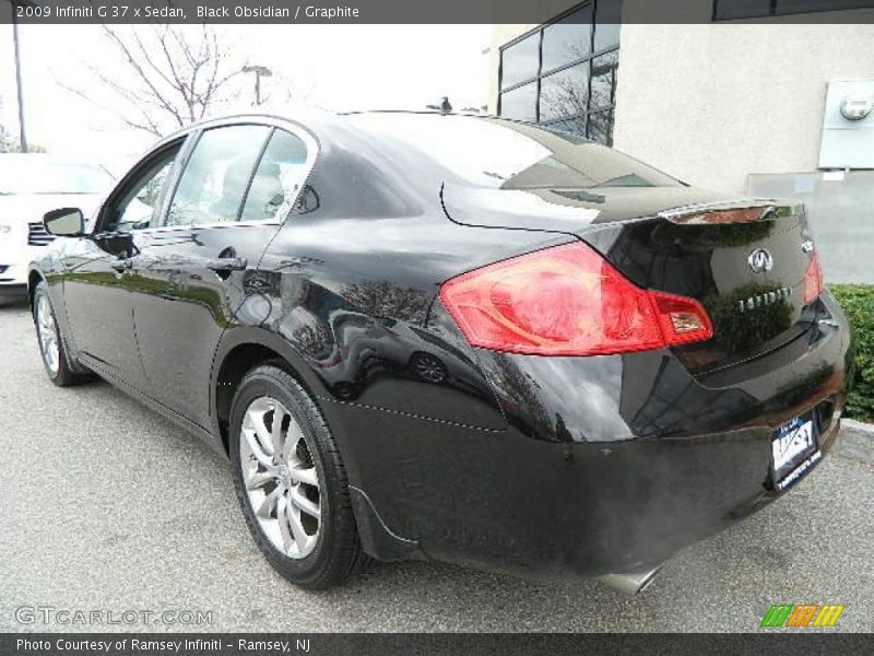 Black Obsidian / Graphite 2009 Infiniti G 37 x Sedan