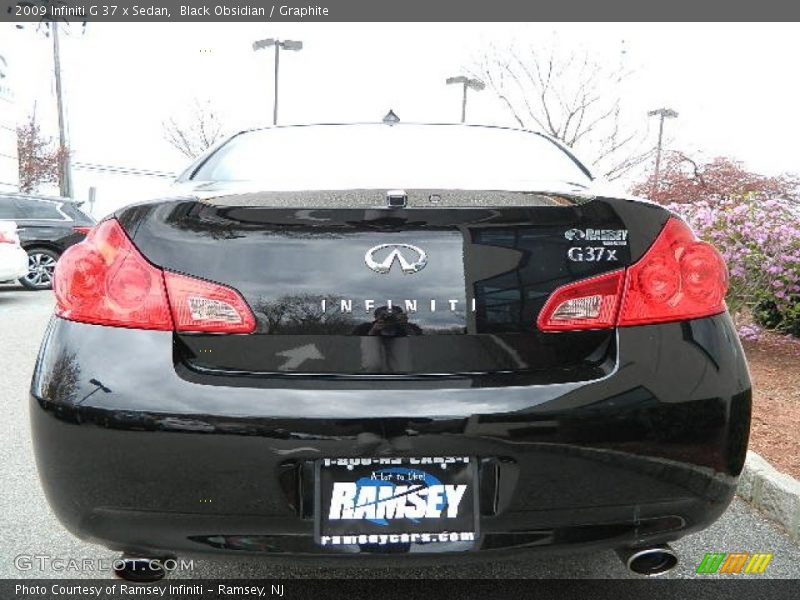 Black Obsidian / Graphite 2009 Infiniti G 37 x Sedan
