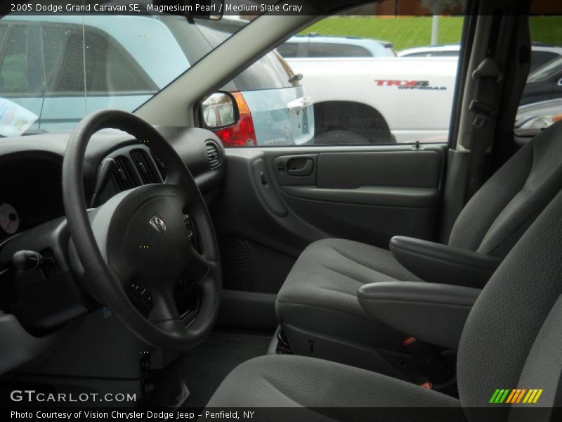 Magnesium Pearl / Medium Slate Gray 2005 Dodge Grand Caravan SE