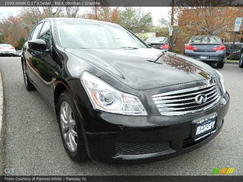 Black Obsidian / Graphite 2009 Infiniti G 37 x Sedan