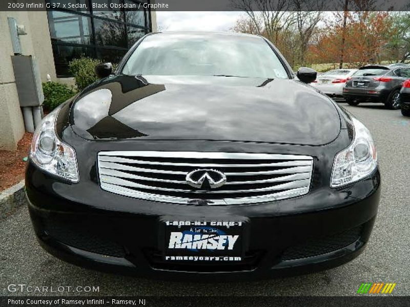 Black Obsidian / Graphite 2009 Infiniti G 37 x Sedan