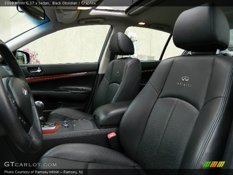 Black Obsidian / Graphite 2009 Infiniti G 37 x Sedan