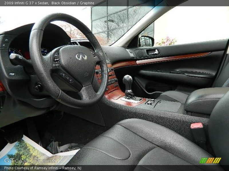Black Obsidian / Graphite 2009 Infiniti G 37 x Sedan